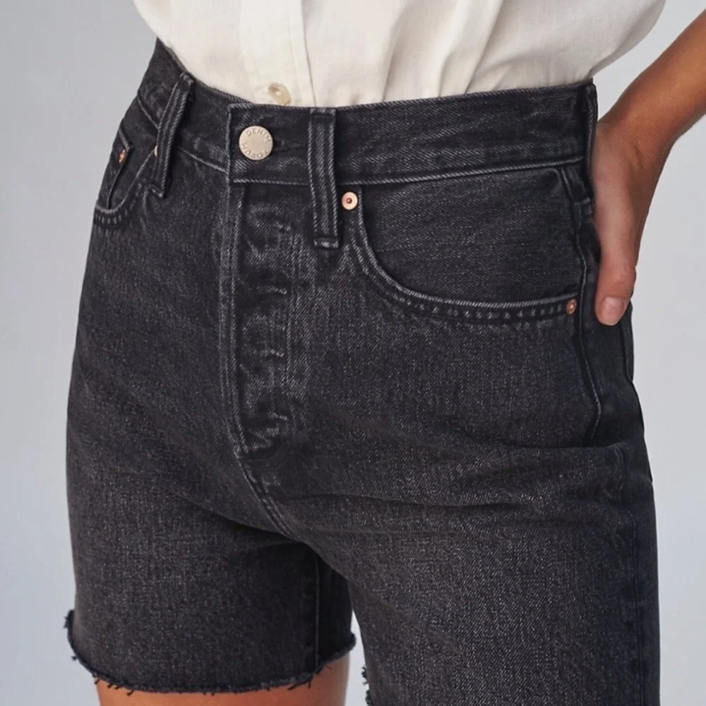 Denim Forum The Yoko Hi-rise Mid-thigh Denim - Picture 4 of 12